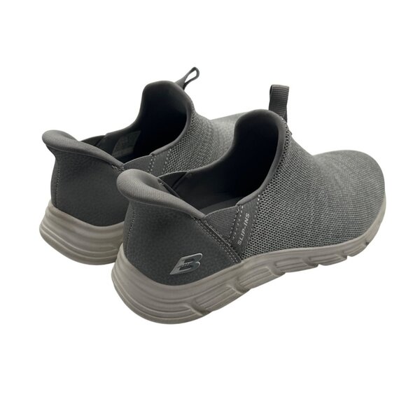 Skechers Bobs Size 8 Memory Foam Sport Slip-Ins Gray Lightweight Mesh Upper - Picture 3 of 9